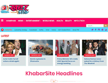 Tablet Screenshot of khabarsite.net